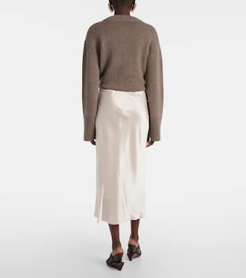 Jupe Sense of Shine en satin de soie mélangée | Dorothee Schumacher