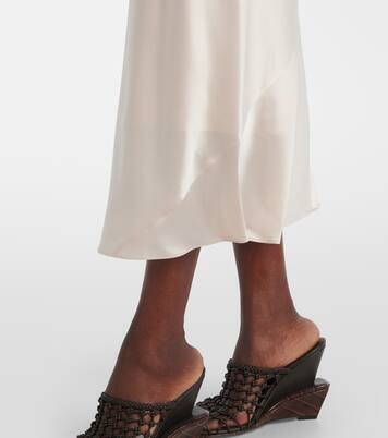 Jupe Sense of Shine en satin de soie mélangée | Dorothee Schumacher