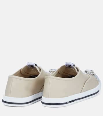 Embellished sneakers | Miu Miu