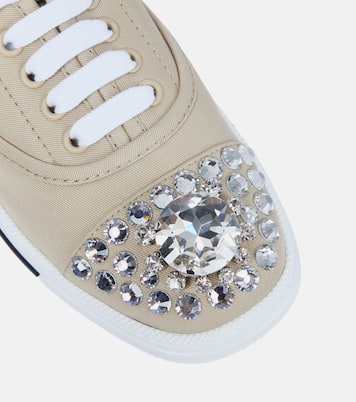 Embellished sneakers | Miu Miu
