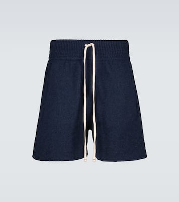 Cashmere drawstring shorts | Les Tien