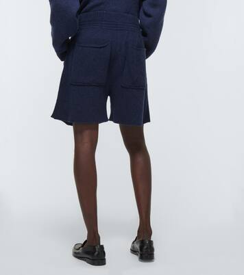Cashmere drawstring shorts | Les Tien