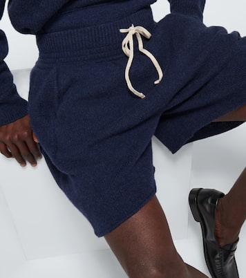 Cashmere drawstring shorts | Les Tien