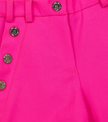 Wool-blend shorts | Balmain Kids