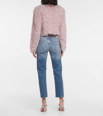 Mid-Rise Cropped Jeans Girlfriend | AG Jeans
