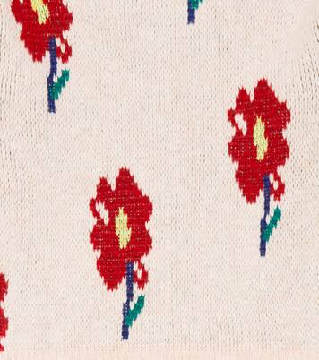 Floral intarsia sweater | Bobo Choses