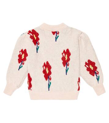 Floral intarsia sweater | Bobo Choses