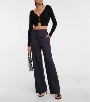 Le Cardigan Alzou cropped cardigan | Jacquemus