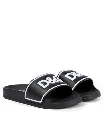 Logo rubber slides | Dolce&Gabbana Kids