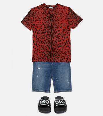 Logo rubber slides | Dolce&Gabbana Kids