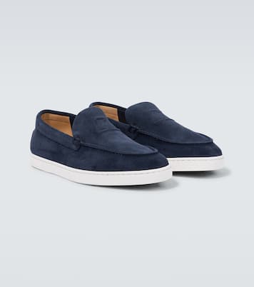 Slip-Ons Varsiboat aus Veloursleder | Christian Louboutin