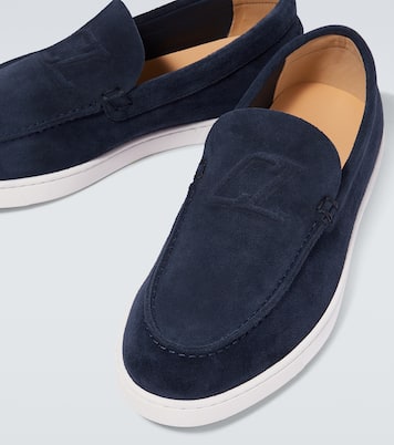Slip-Ons Varsiboat aus Veloursleder | Christian Louboutin
