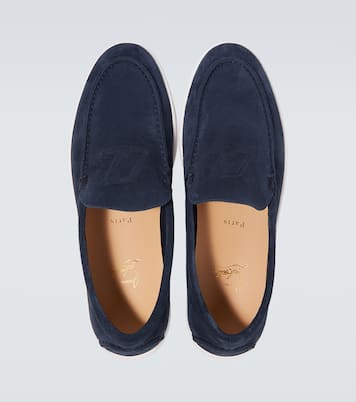 Slip-Ons Varsiboat aus Veloursleder | Christian Louboutin