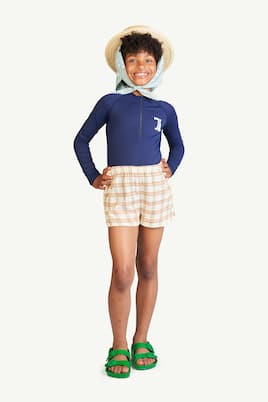 Calm Pants checked cotton shorts | The Animals Observatory