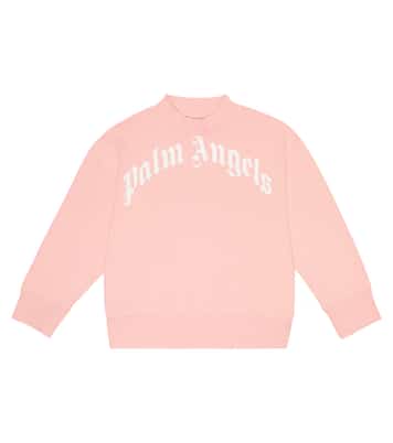 Logo cotton sweatshirt | Palm Angels Kids