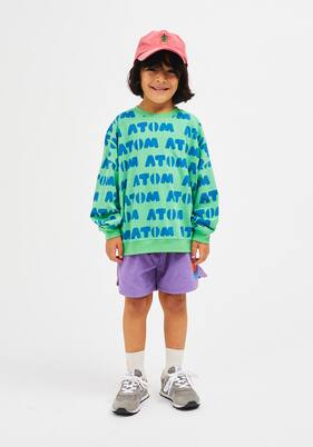 Atom printed cotton sweatshirt | Jellymallow