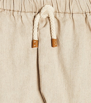 Baby Colton linen and cotton-blend pants | 1 + in the Family