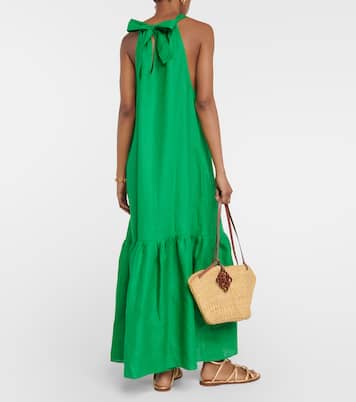 Robe longue Ibiza en lin | Asceno