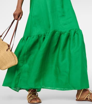 Robe longue Ibiza en lin | Asceno