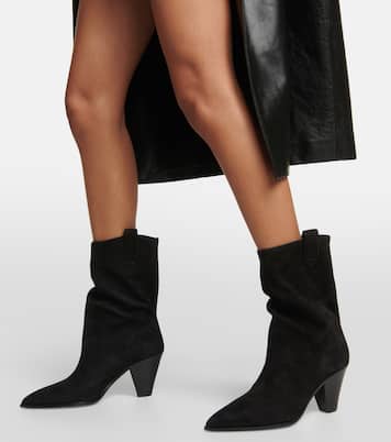 Westernstiefel Boogie aus Veloursleder | Aquazzura