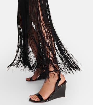 Wedge-Sandalen aus Lackleder | Christian Louboutin