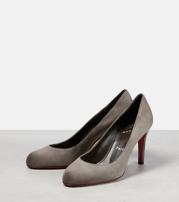 Escarpins Pumppie 85 en daim | Christian Louboutin
