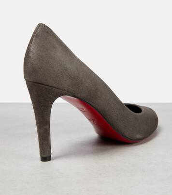 Escarpins Pumppie 85 en daim | Christian Louboutin