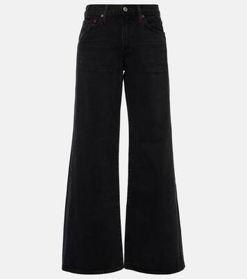 Low-Rise Wide-Leg Jeans Clara  | Agolde