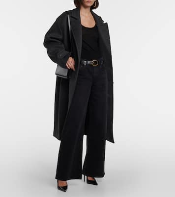 Low-Rise Wide-Leg Jeans Clara  | Agolde