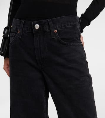 Low-Rise Wide-Leg Jeans Clara  | Agolde
