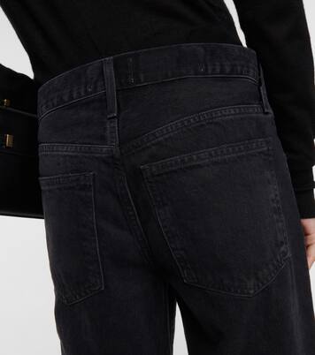 Low-Rise Wide-Leg Jeans Clara  | Agolde