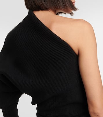 One-Shoulder-Top aus einem Kaschmirgemisch | Rick Owens