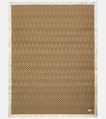 GG quilted cotton-blend blanket | Gucci