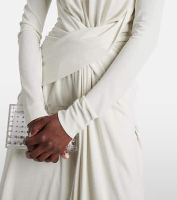 Gathered cutout jersey gown  | Elie Saab