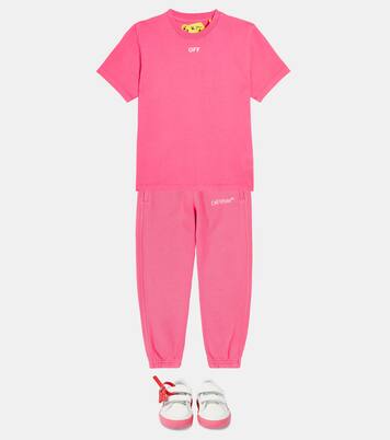 Arrows cotton T-shirt | Off-White Kids