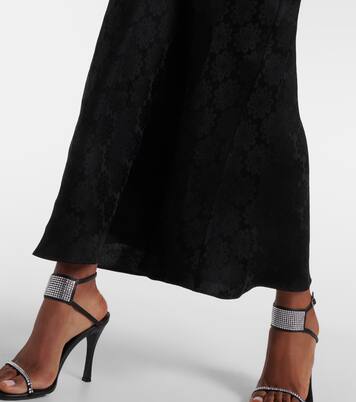 Robe midi en dentelle à fleurs | Stella McCartney