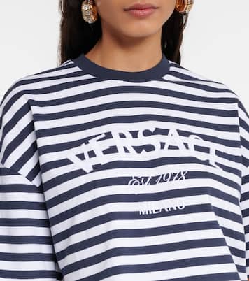 Cropped-Top L’Ancora aus Baumwolle | Versace