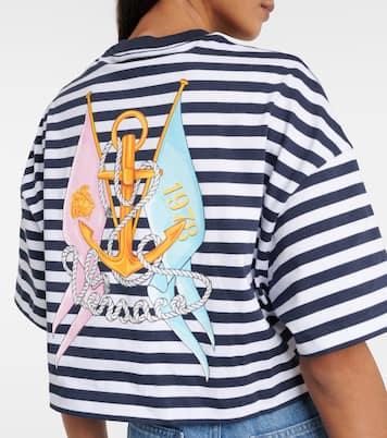 Cropped-Top L’Ancora aus Baumwolle | Versace