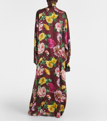 Printed silk maxi dress | Dolce&Gabbana
