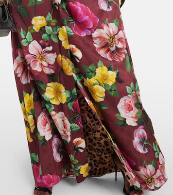 Printed silk maxi dress | Dolce&Gabbana