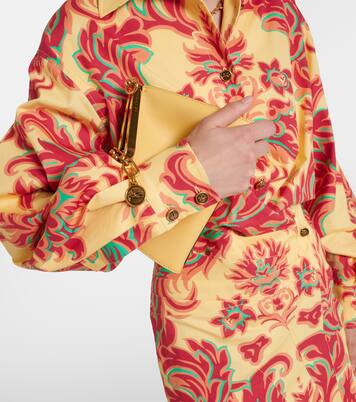 Robe longue en coton et soie imprimés | Etro