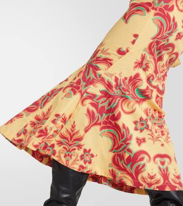Robe longue en coton et soie imprimés | Etro