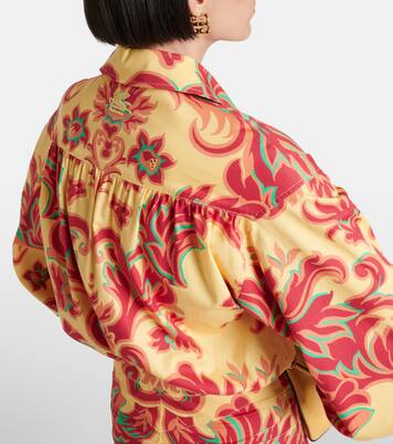 Robe longue en coton et soie imprimés | Etro