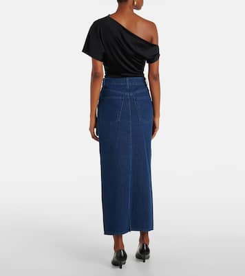 Jupe midi Sera en jean | Tove