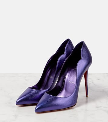 Pumps Hot Chick 100 aus Metallic-Leder | Christian Louboutin