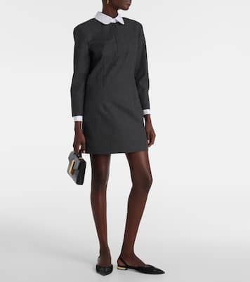 Leather-trimmed slingback flats | Aquazzura