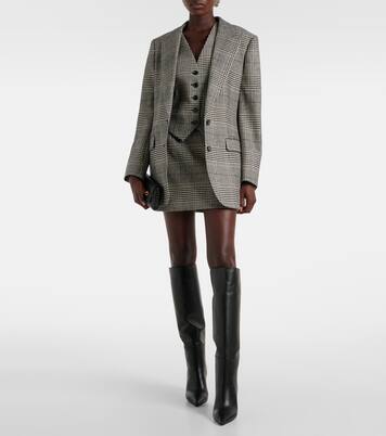 Alizze 85 leather knee-high boots | Jimmy Choo