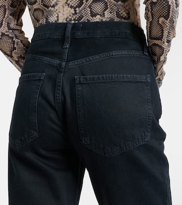 High-Rise Slim Jeans Riley Crop | Agolde