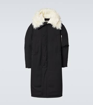 Chaqueta de plumas con pelo sintético | Jil Sander