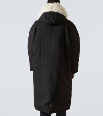 Chaqueta de plumas con pelo sintético | Jil Sander
